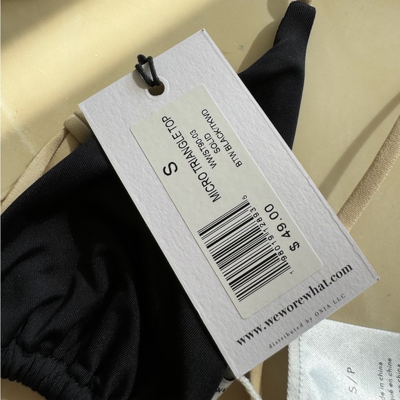 NWT Weworewhat micro triangle top - Picture 6 of 7